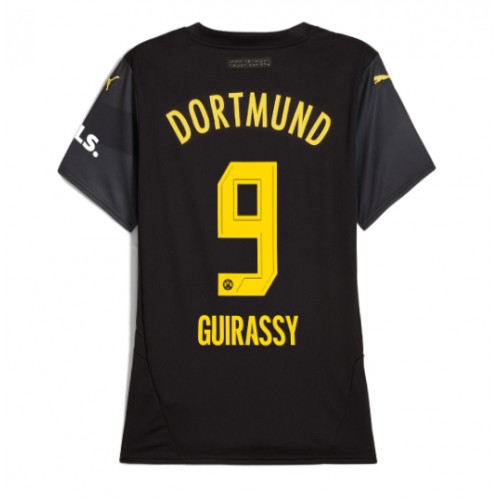 Fotbalové Dres Borussia Dortmund Serhou Guirassy #9 Dámské Venkovní 2024-25 Krátký Rukáv